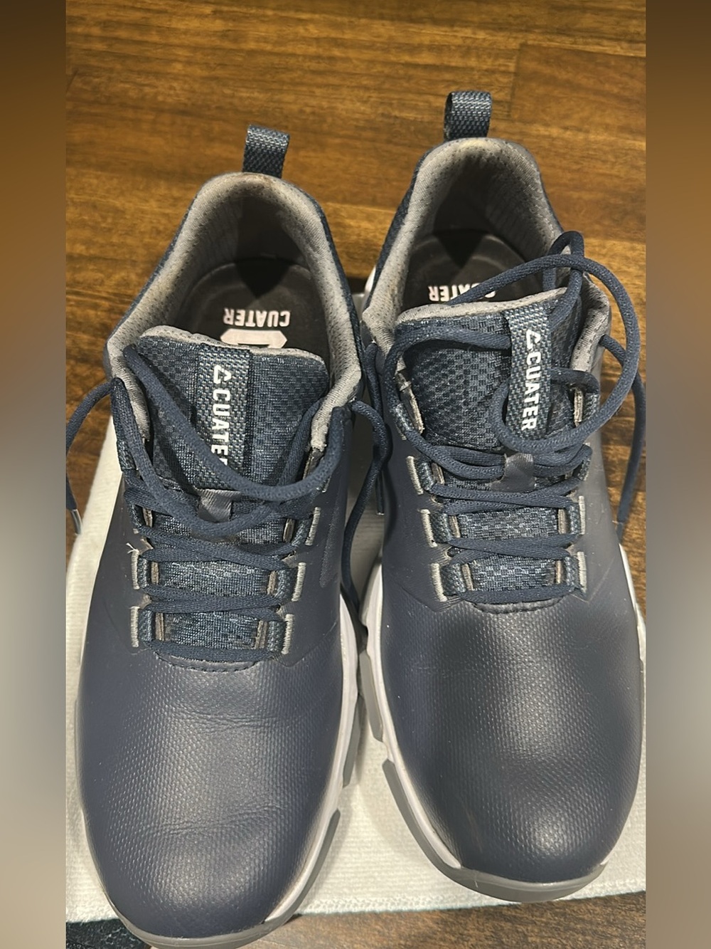 Cuater by TravisMathew Men’s Spiked Golf Shoes Navy Size 8.5 EUC
